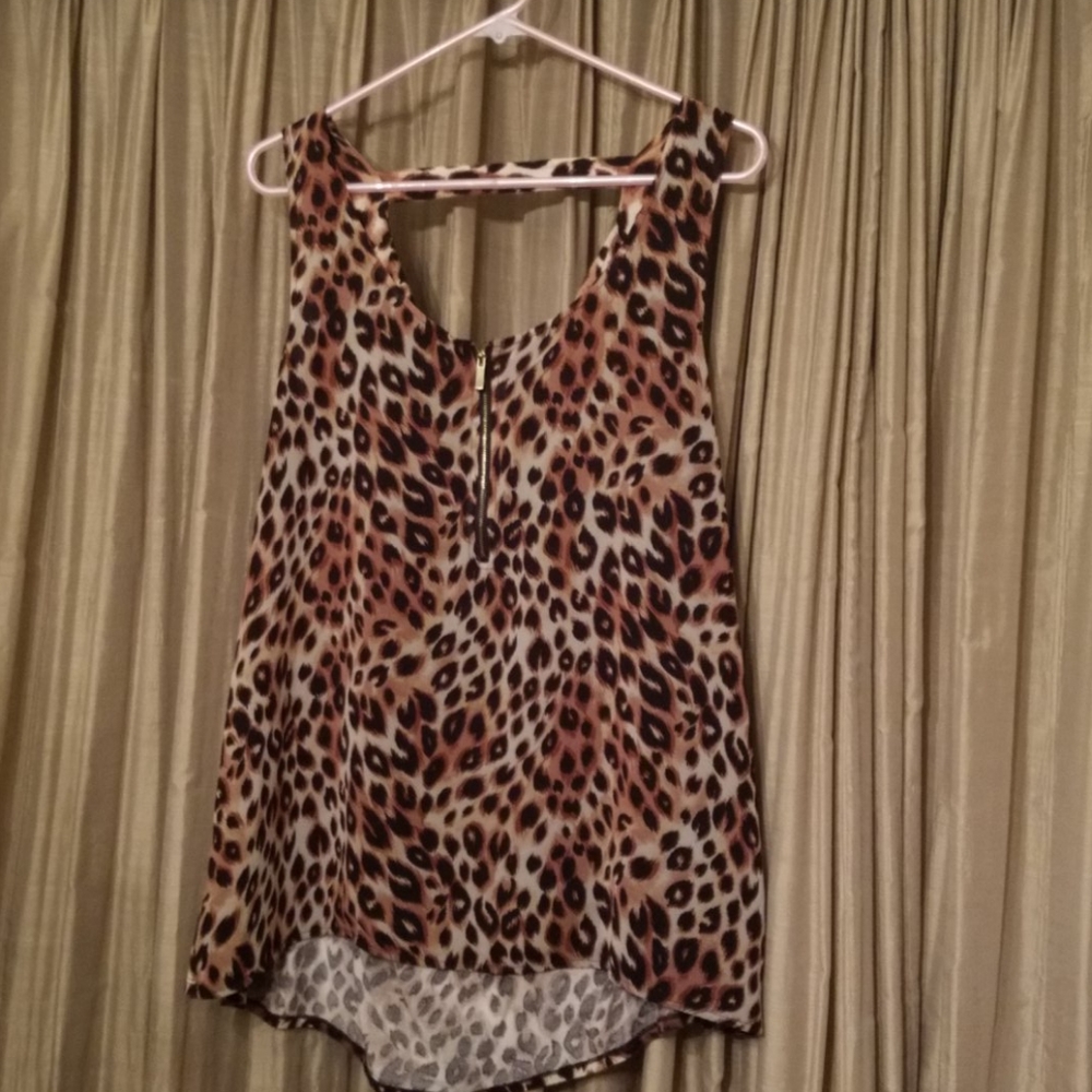 Leopard print tank
